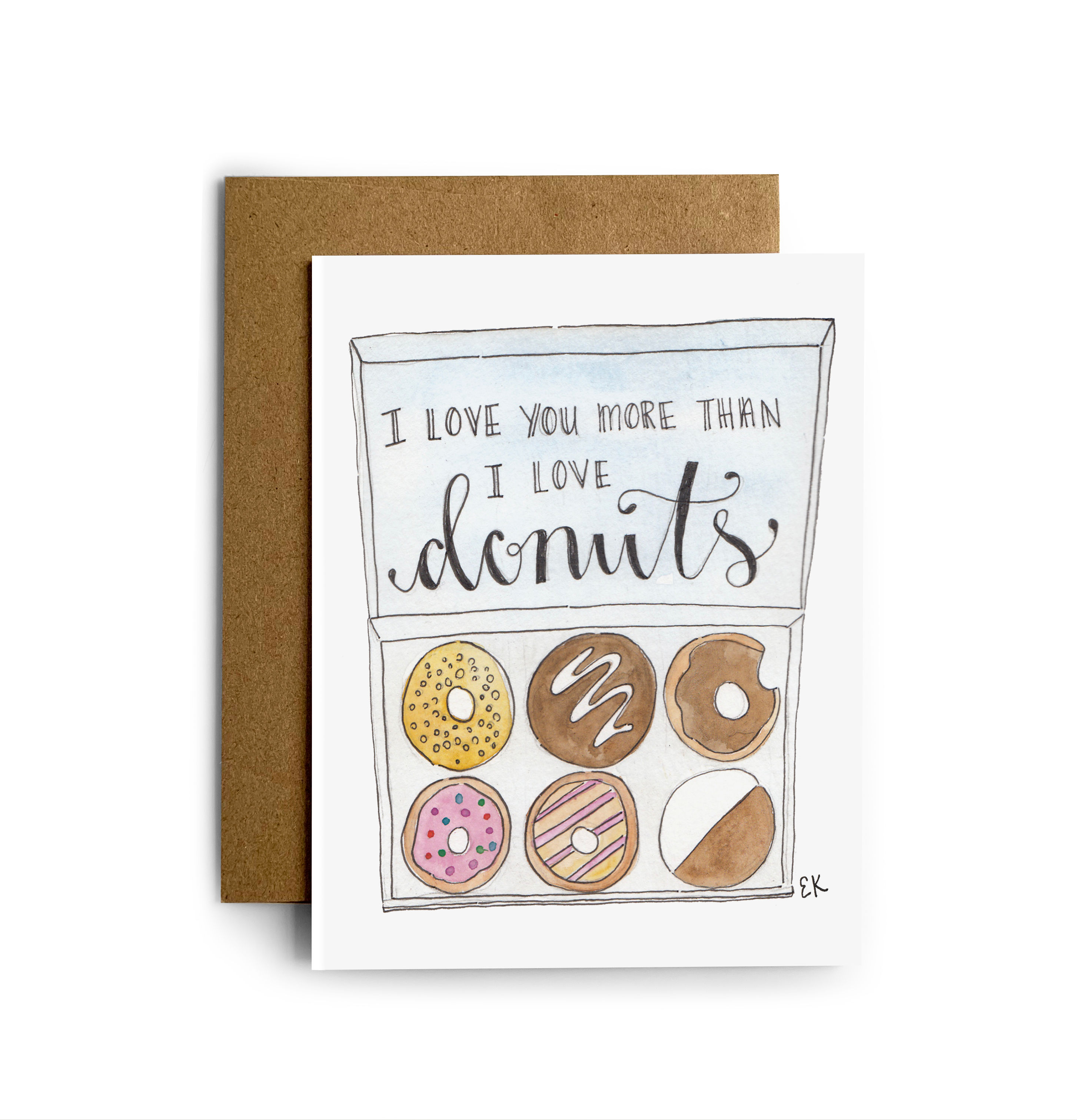 Box of Donuts Greeting Card