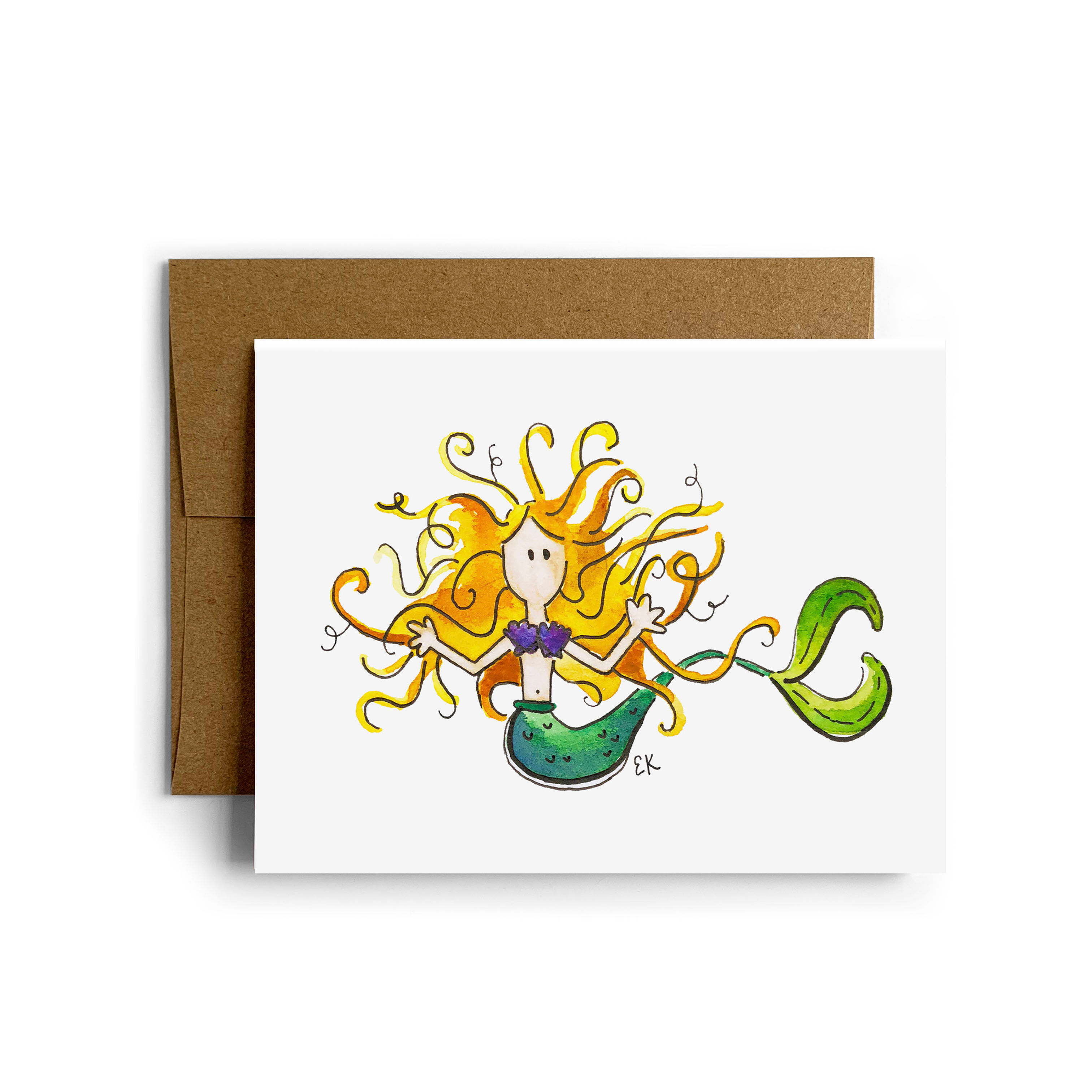 Mermaid Greeting Card