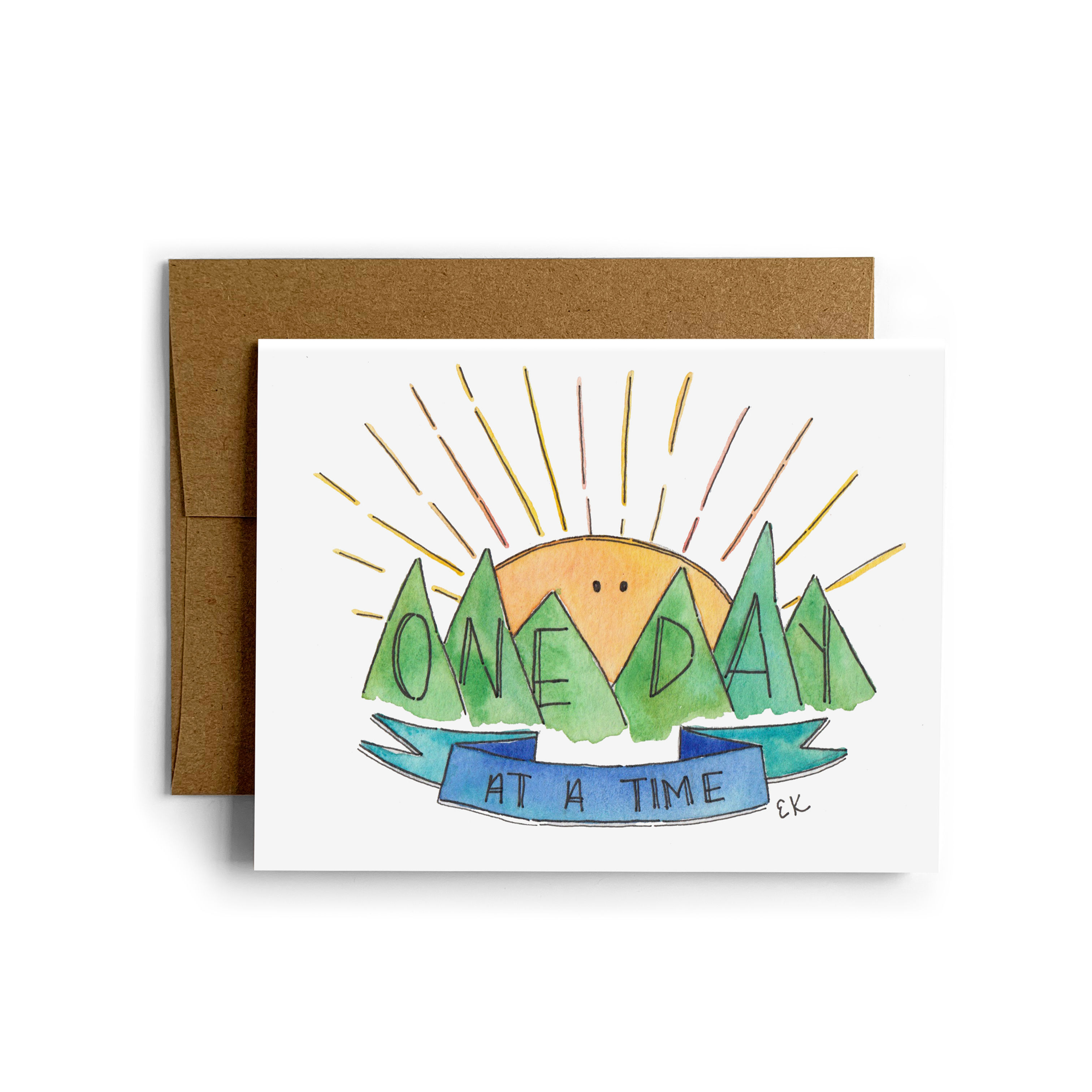 One Day at a Time Greeting Card