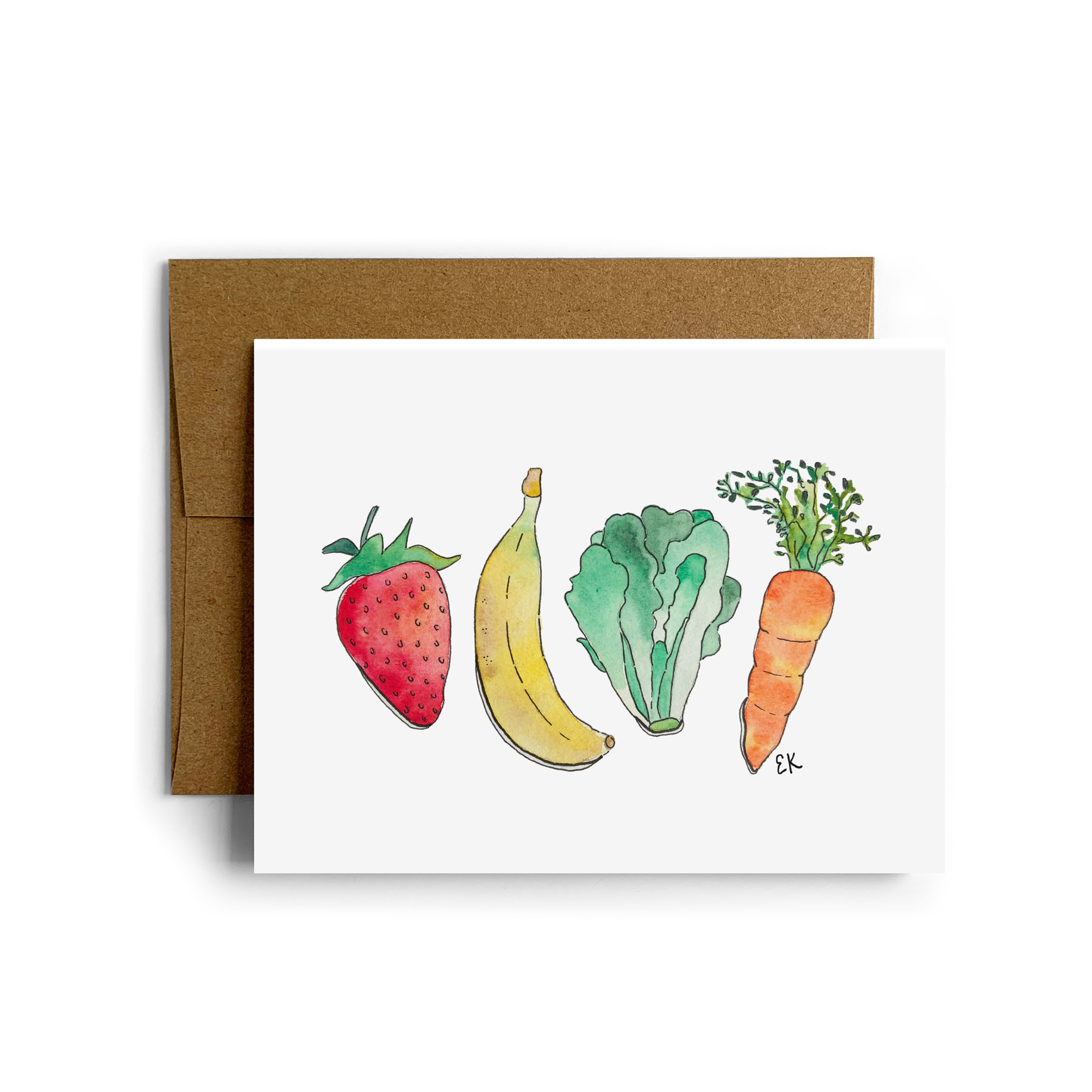 Veggies Greeting Card