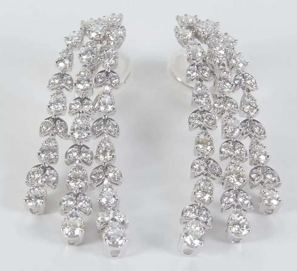 Thumbnail: Classic Diamond Drop Earrings