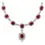 Thumbnail: Ruby and Diamond Drop Necklace