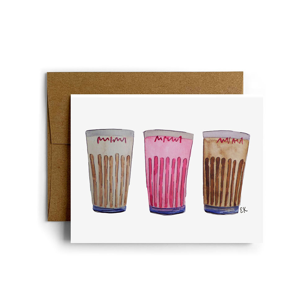 Thumbnail: Newport Milkshakes Greeting Card