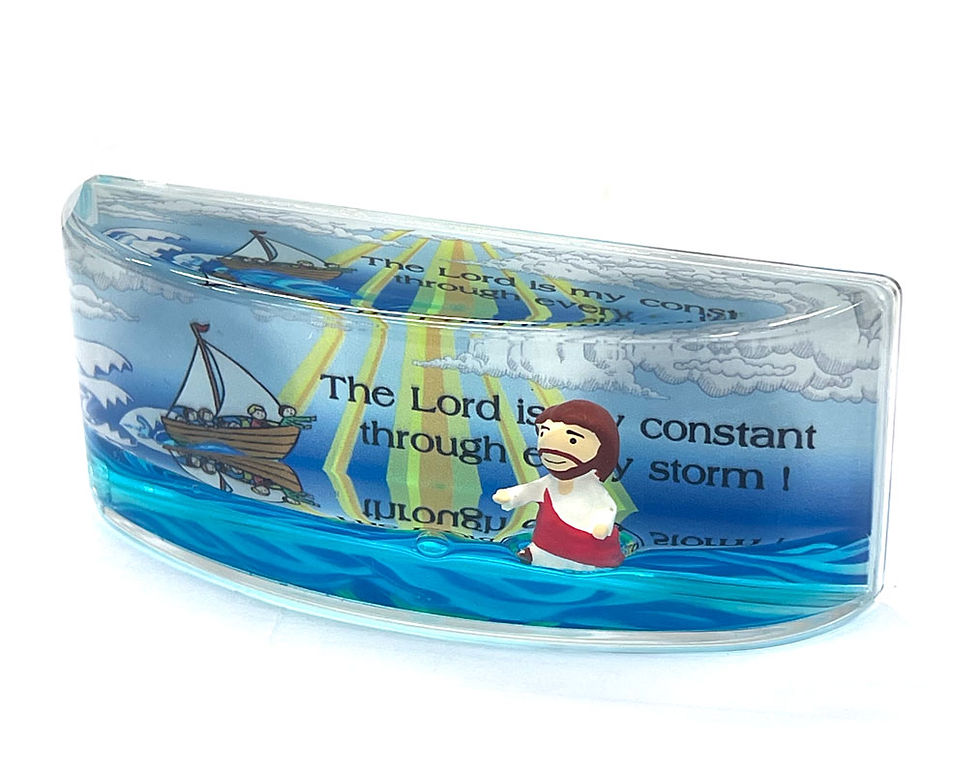 縮圖：耶穌平息風浪座枱擺設 / JESUS CALMS THE STORM DESKTOP DECORATION