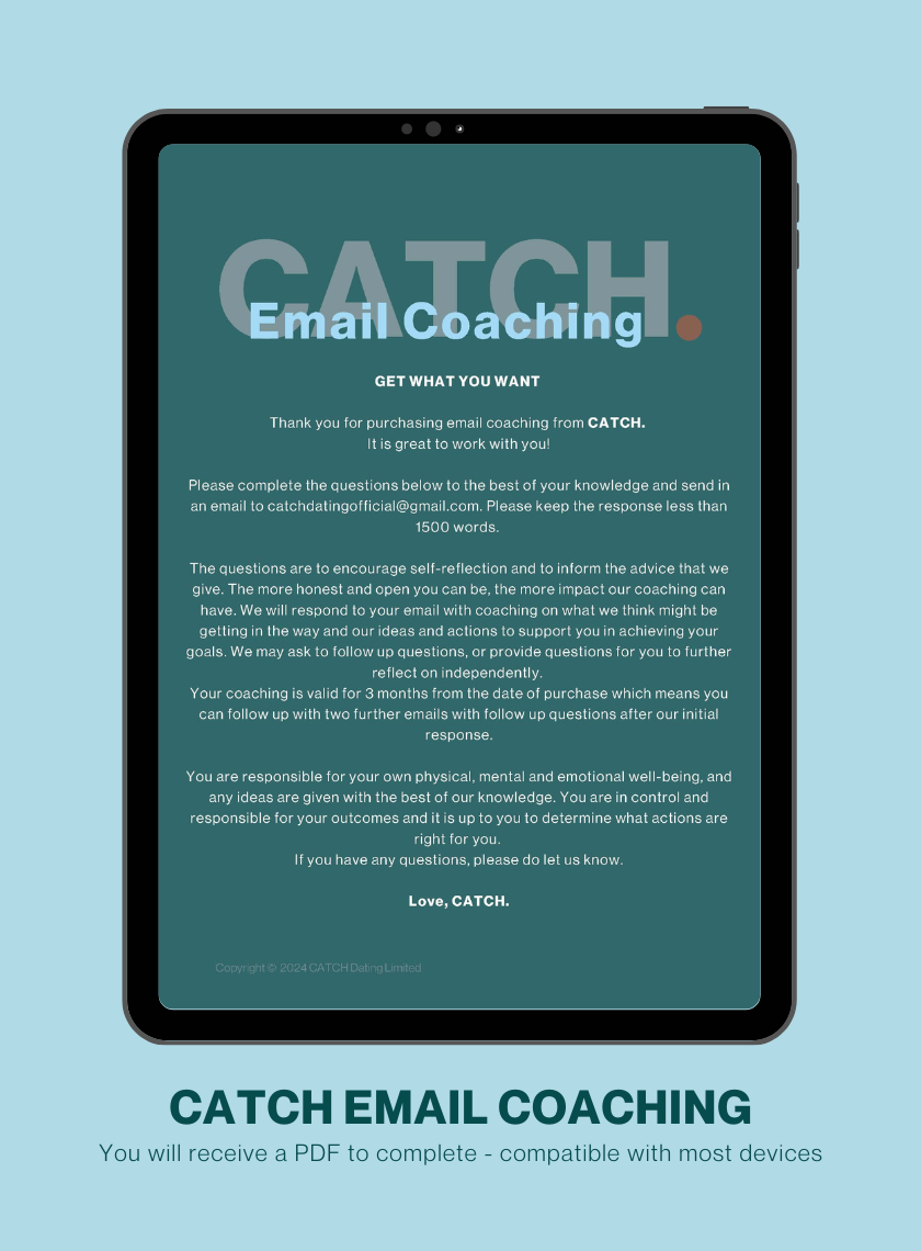 3 EMAIL COACHING PACKAGE