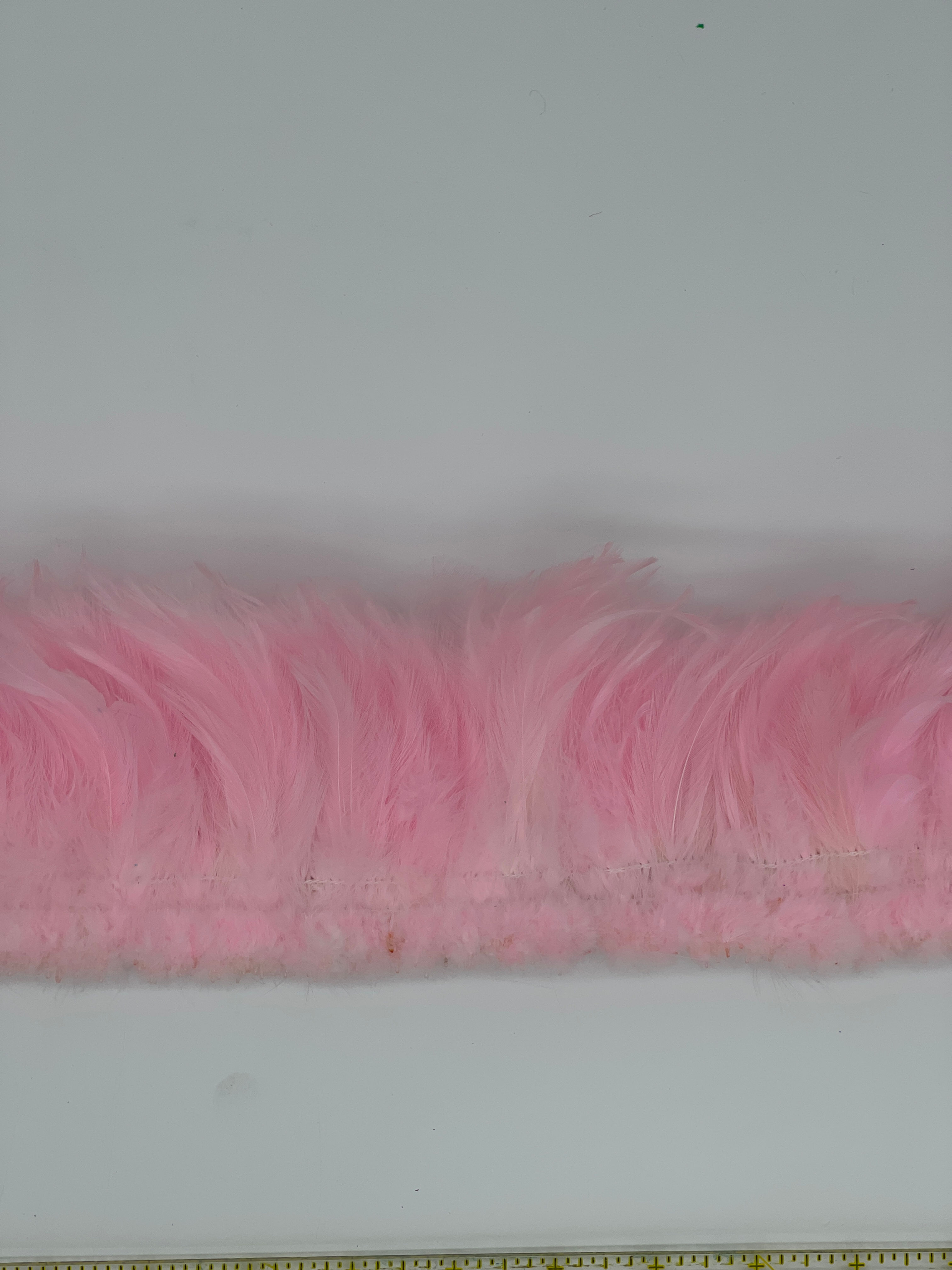 Rooster Neck Hackle – Bleach Dyed 3" to 5" - Light Pink