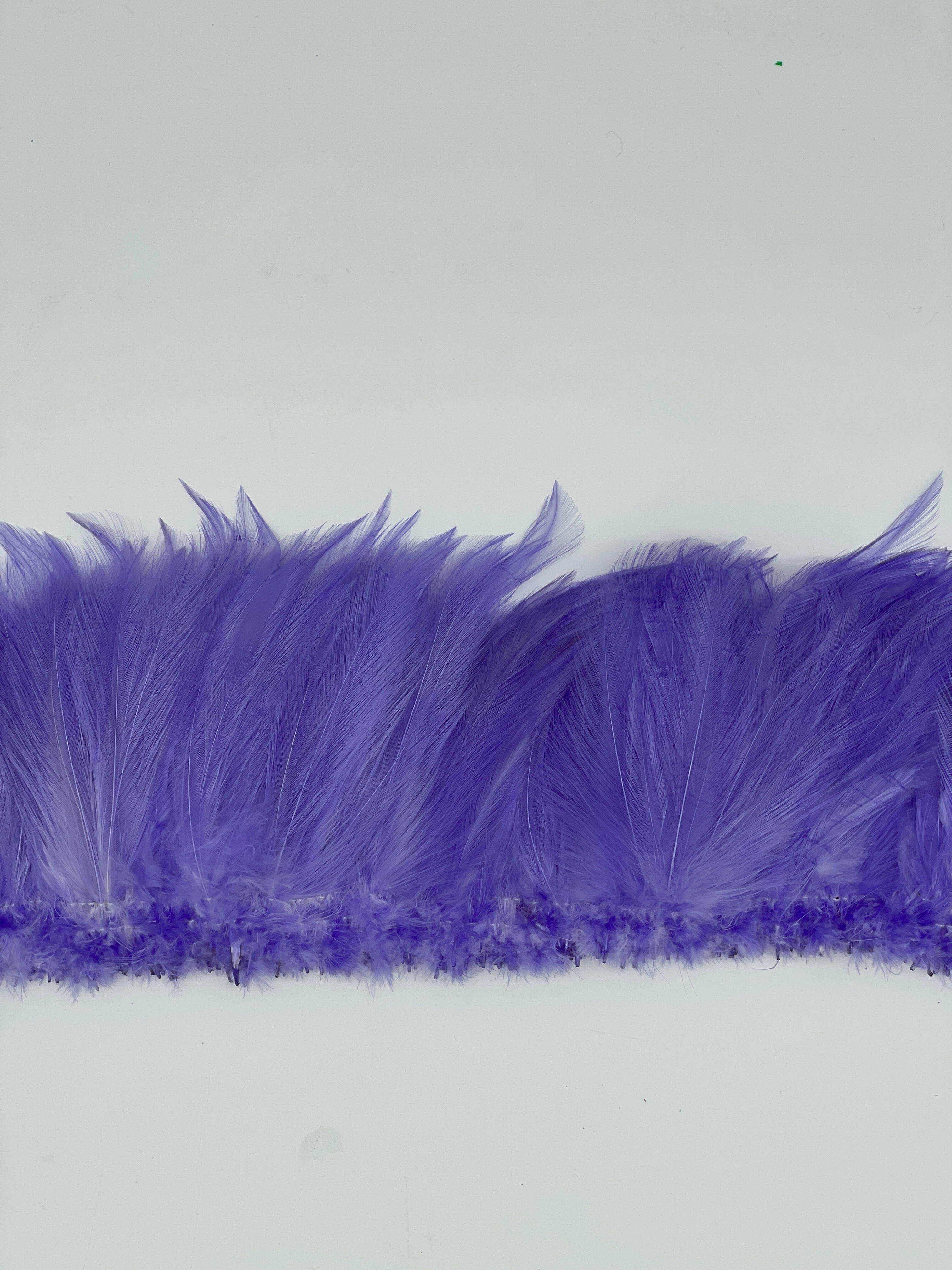 Rooster Neck Hackle – Bleach Dyed 3" to 5" - Lilac