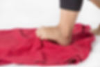 Have your foot further forward from the chair to avoid getting dorsiflexion in the ankle.
