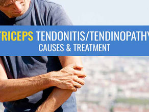 Triceps tendonitis causes and treatment