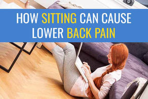 How sitting can cause lower back pain