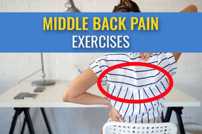 The middle of my back hurts from sitting! Exercises and stretches for pain relief