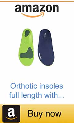 Full length arch support insoles