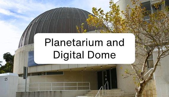 The planetarium and digital dome in Cape Town.