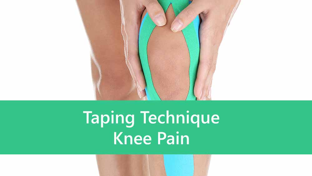 Kinesiology Taping Tecnique For Knee Pain Sports Injury Physio