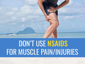 Anti-inflammatory drugs for muscle pain and injuries – Why you should think twice