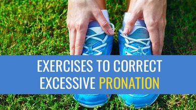 Exercises to correct ankle and foot overpronation