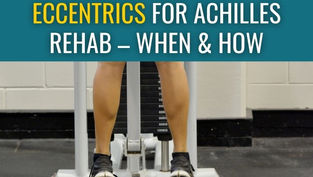 How and when to use eccentric calf raise exercises for Achilles tendonitis