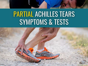 A runner holding the back of his heel.