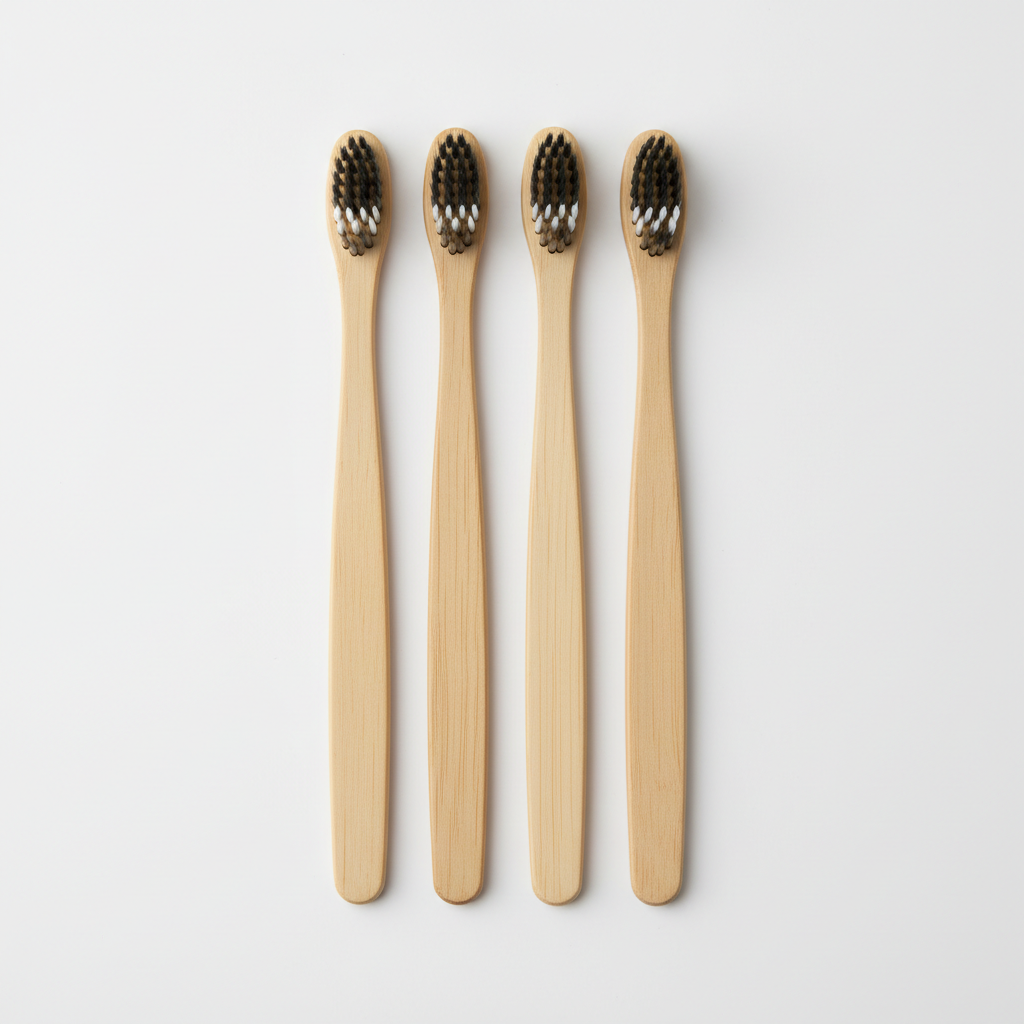 Bamboo Toothbrush Set