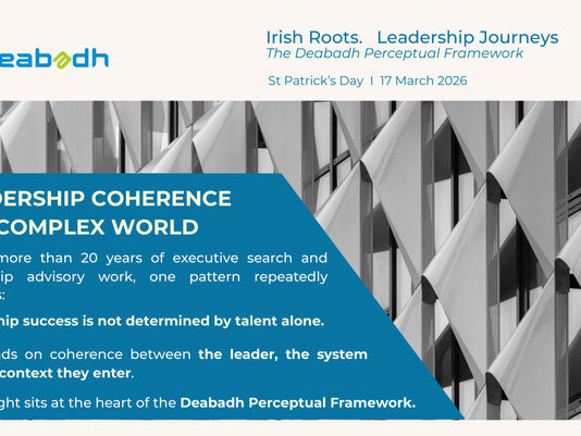 Leadership coherence in a complex world Deabadh leadership systems insight