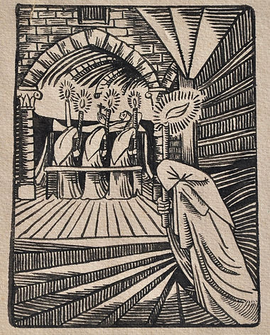 Jules DE PRAETERE - Le Cloitre (La Prière du Mourant)