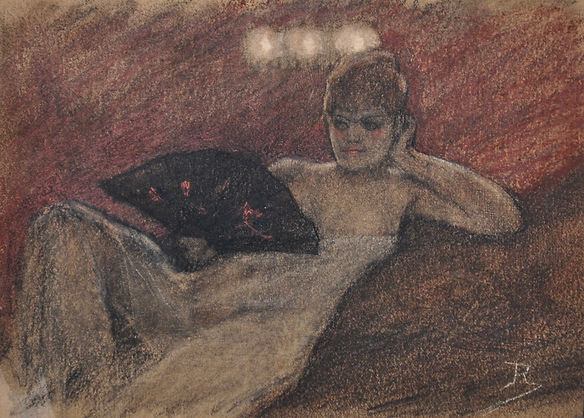Félicien Rops - Au Salon