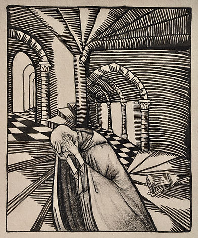 Jules DE PRAETERE - Le Cloitre (La Méditation)