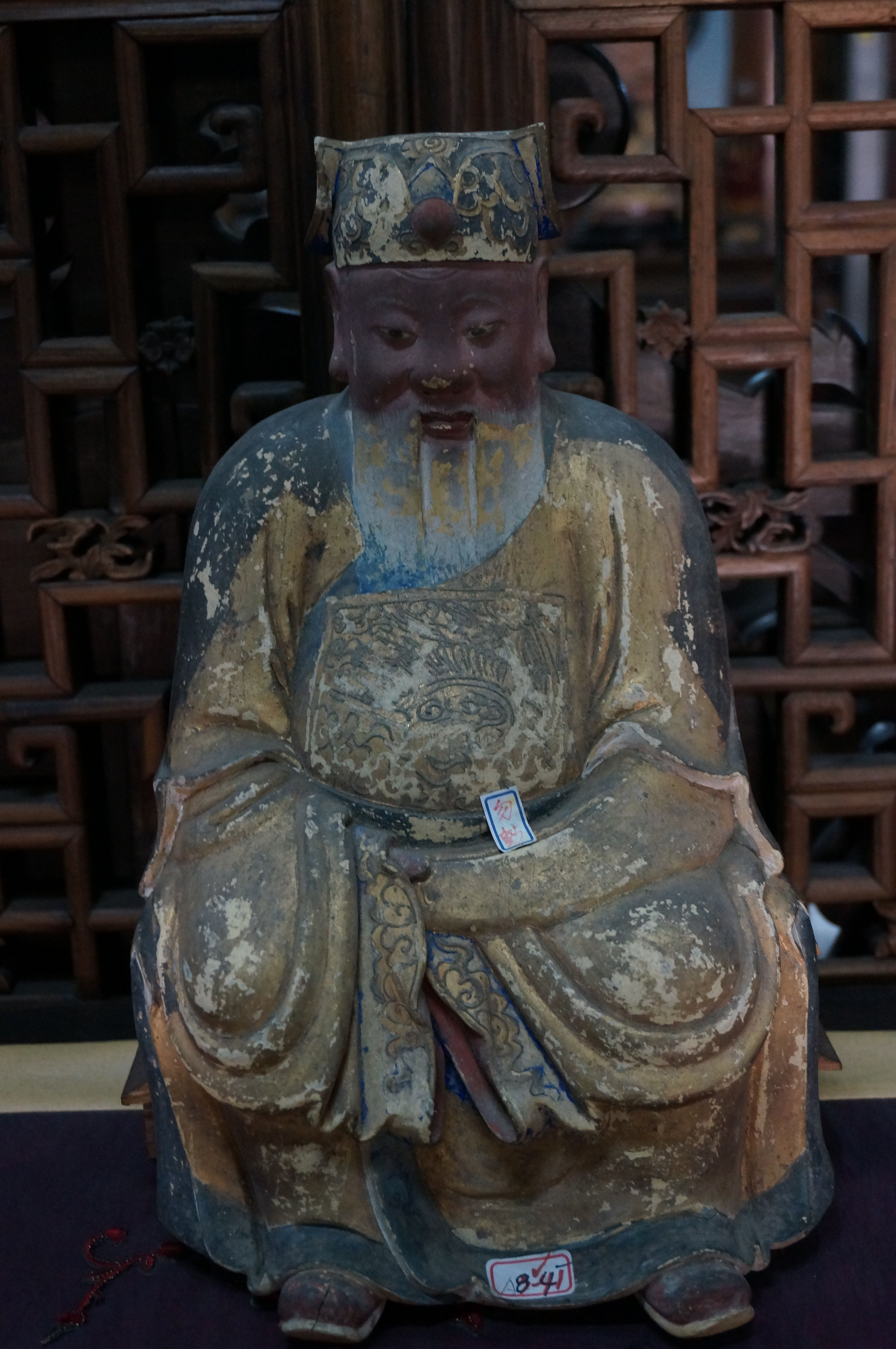 磚雕 礦彩 土地公​​​​​​​