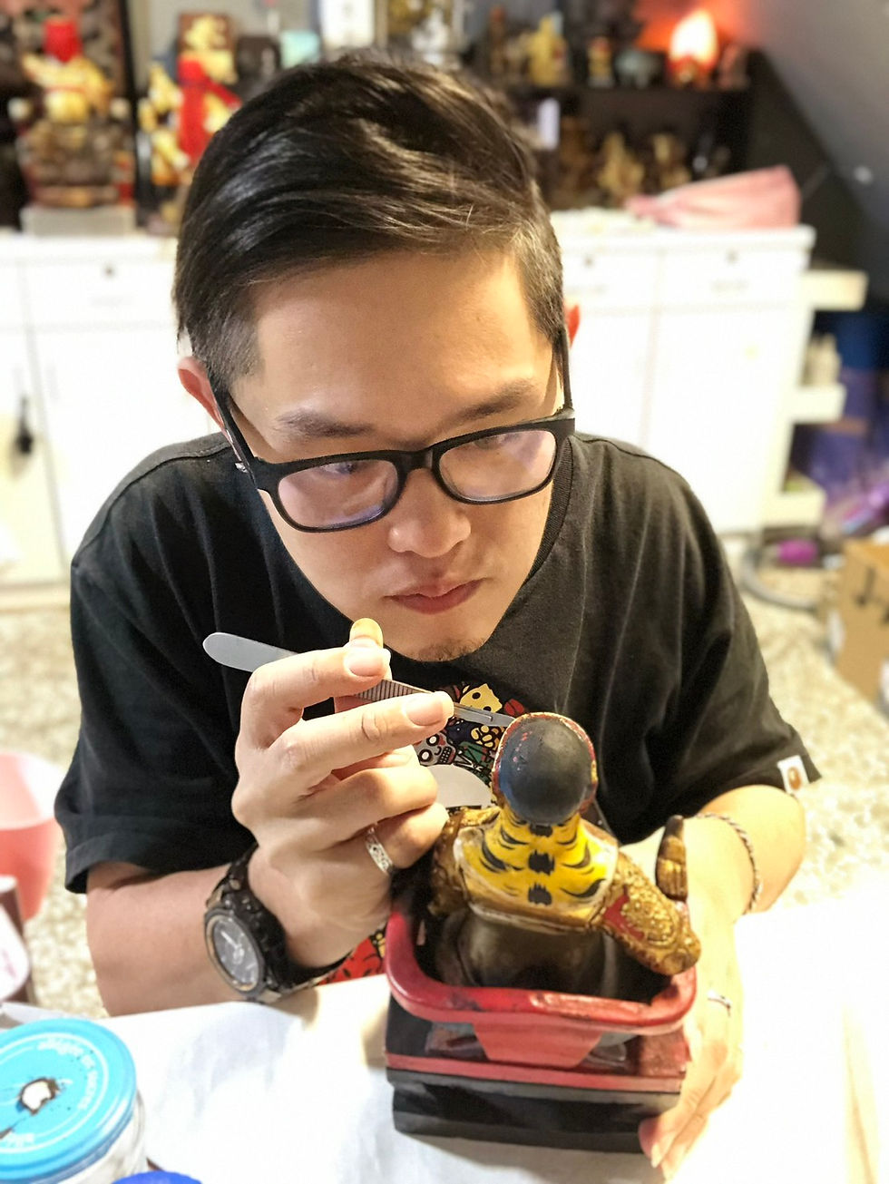 古董講座｜台灣常見神像工藝分析與保存維護（神像修復）-講師：唐立偉