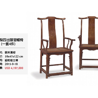 禪凌文物藝術｜明清家具讀玩- 官帽椅