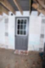 Replacement basement door