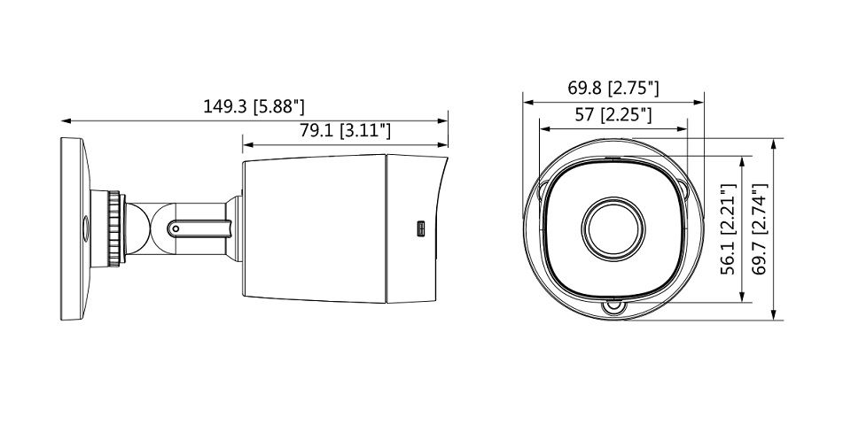 Miniatura: DAHUA COOPER XVR1B08KIT4C - Kit 8 canales 2 megapixeles / 4 Camaras B1A21 1080p