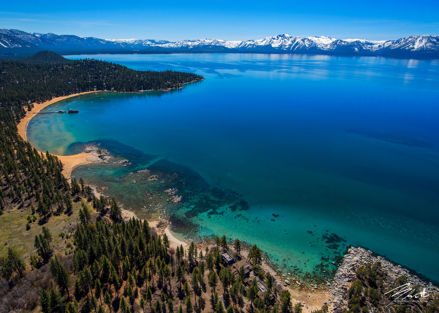 Stunning Aerial Photography of Lake Tahoe by Brad Scott Stunning Aerial Photography of Lake Tahoe by Brad Scott