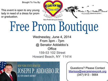 Free Prom Boutique Wed. June 4th