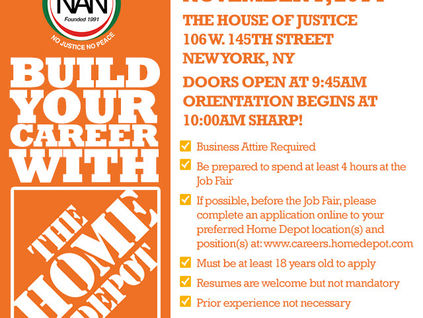 Home Depot Job Fair