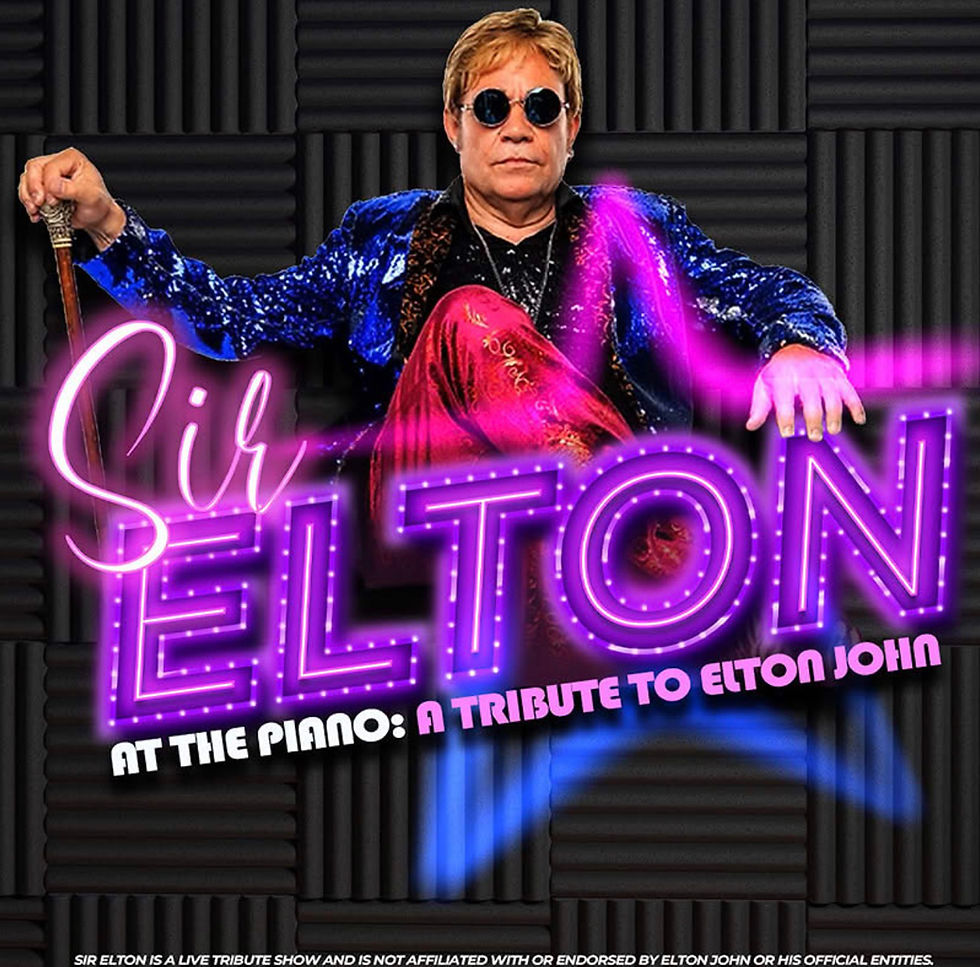 Jeff Burkett’s Las Vegas Residency Show as Elton John in Sir Elton At The Piano, Alexis Park Resort, Las Vegas, NV