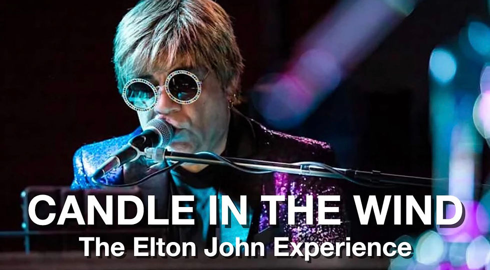 Jeff Burkett as Elton John, Candle In The Wind at Sedona Performing Arts Center, Sedona, AZ