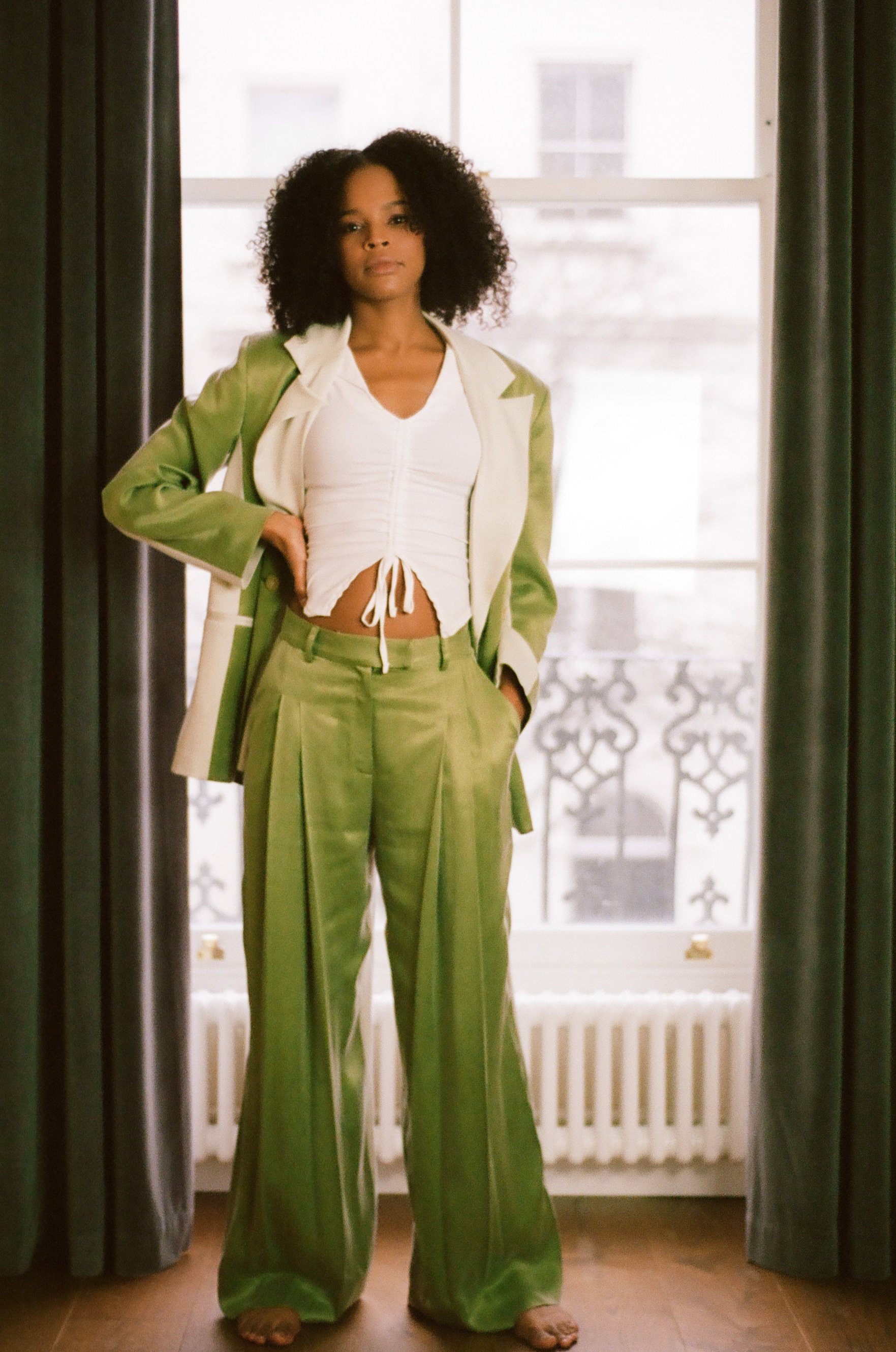 Amara Trousers (Sage \u0026 Salt) | Cielo