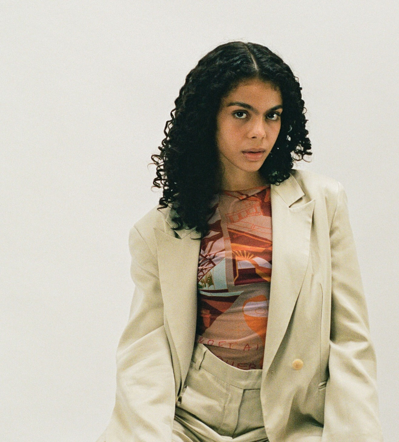 Pink Chemosphere Art Mesh top