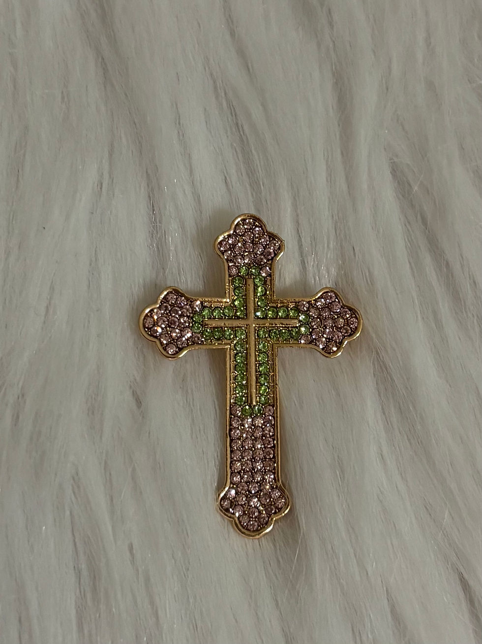 Thumbnail: Rhinestone Cross Pin 