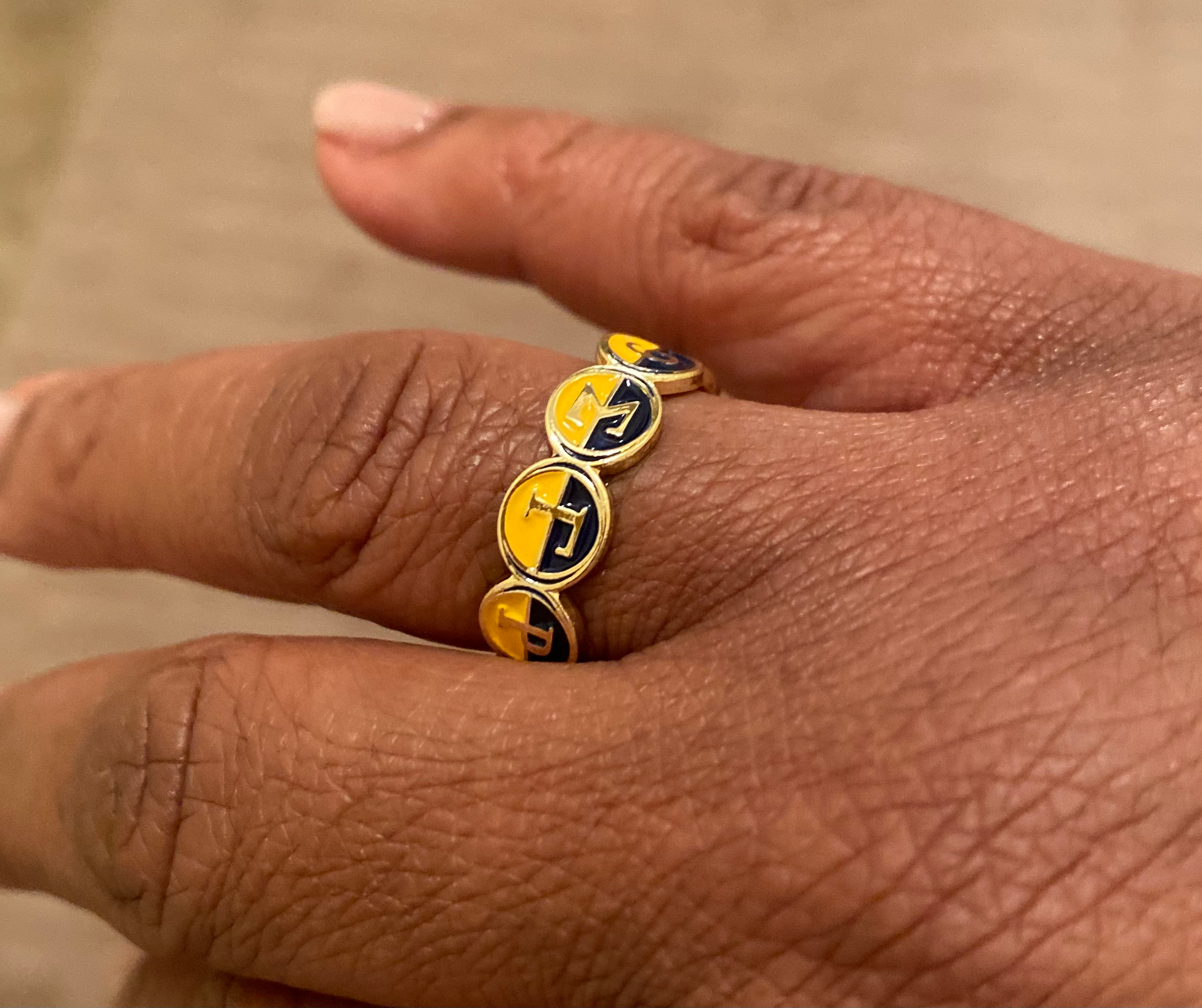 SGRHO Gold Friendship Ring