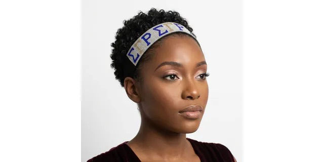 Thumbnail: ΣΓΡ Rhinestone Stretch Headband