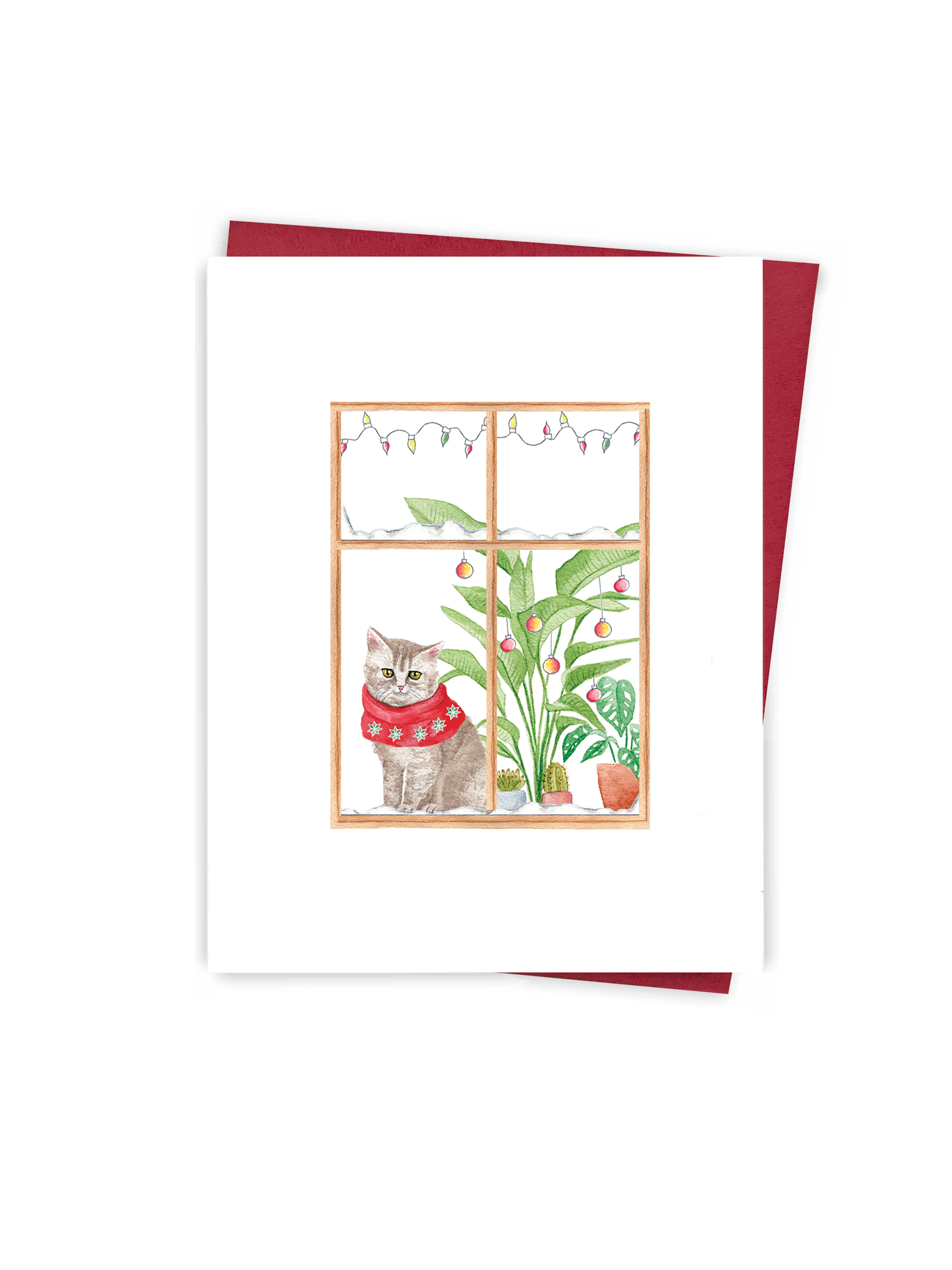 Carte de Noël des Fêtes fait au Québec Montréal écoresponsable - ecofriendly Christmas Holiday card made in Quebec Montreal