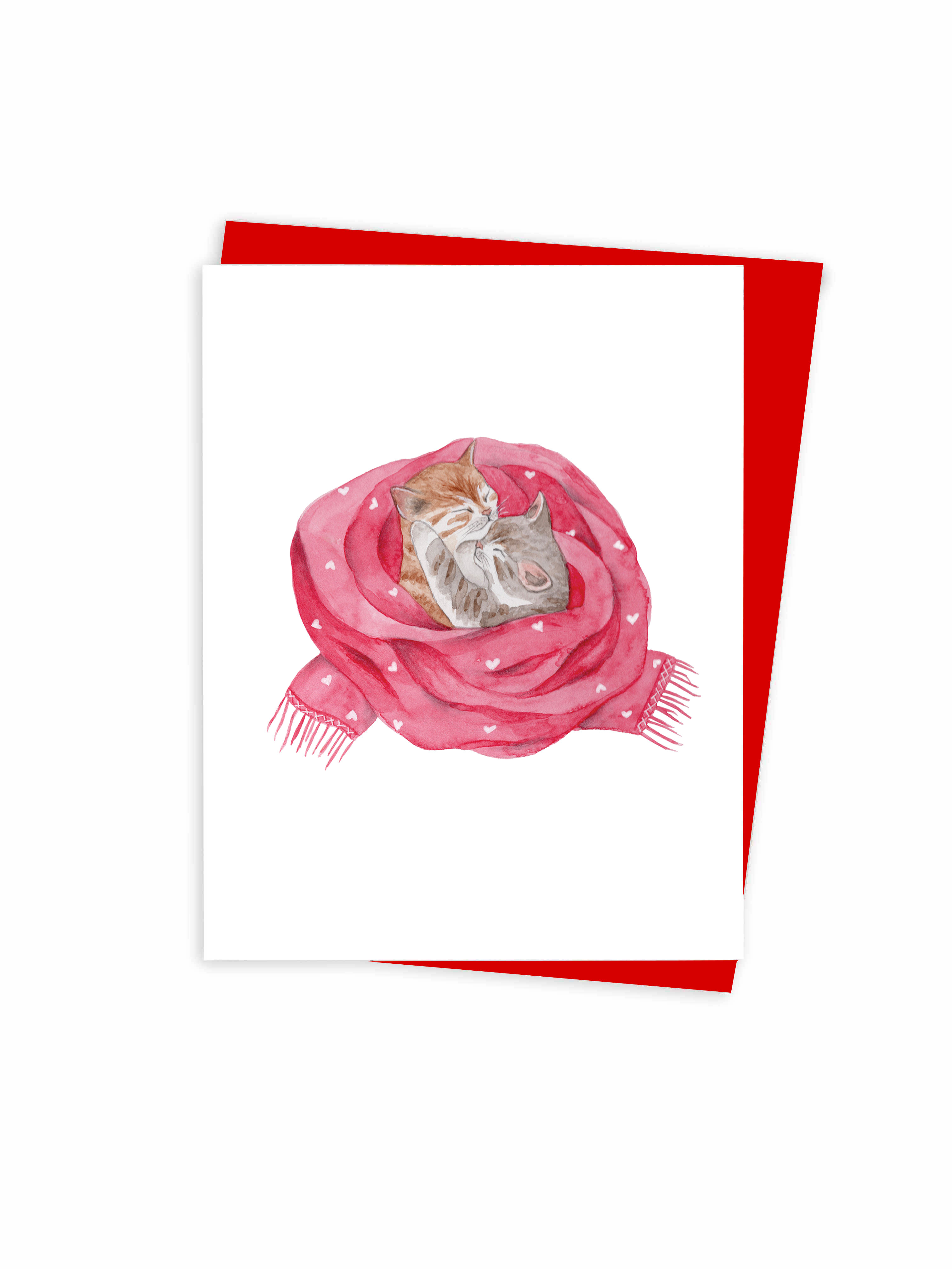 Carte de souhaits pour amour St-Valentin Chats fait au Québec Montréal, Love Valentine Greeting cards Cats made in Montreal