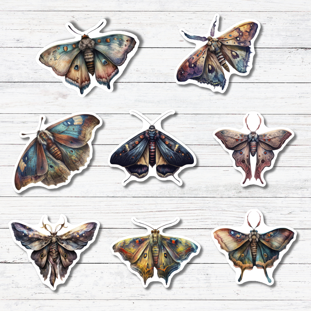 Moth Stickers/Magnet