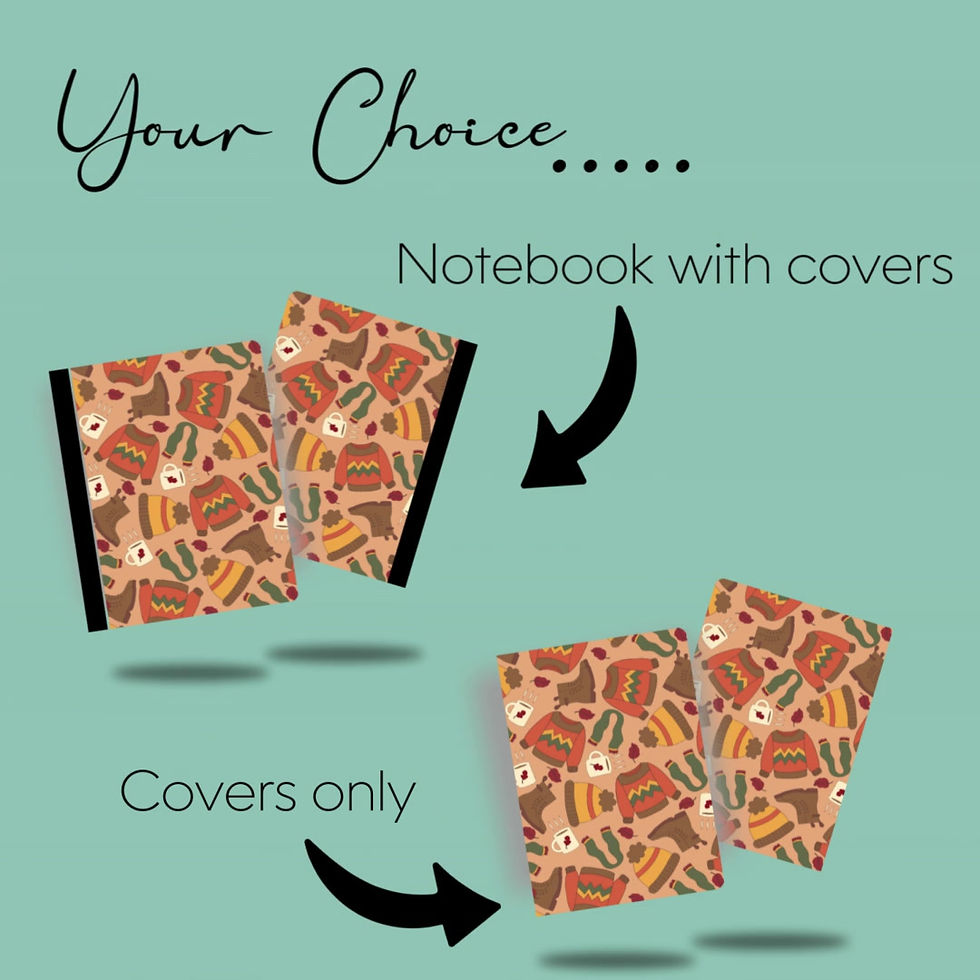 Thumbnail: Comfy Fall Mini Composition Notebook & Covers