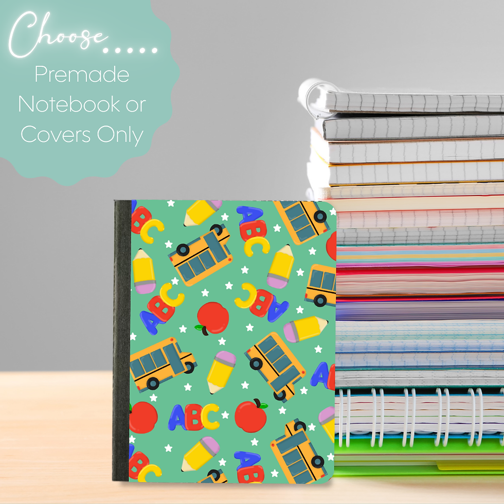 School Time Mini Composition Notebook & Covers