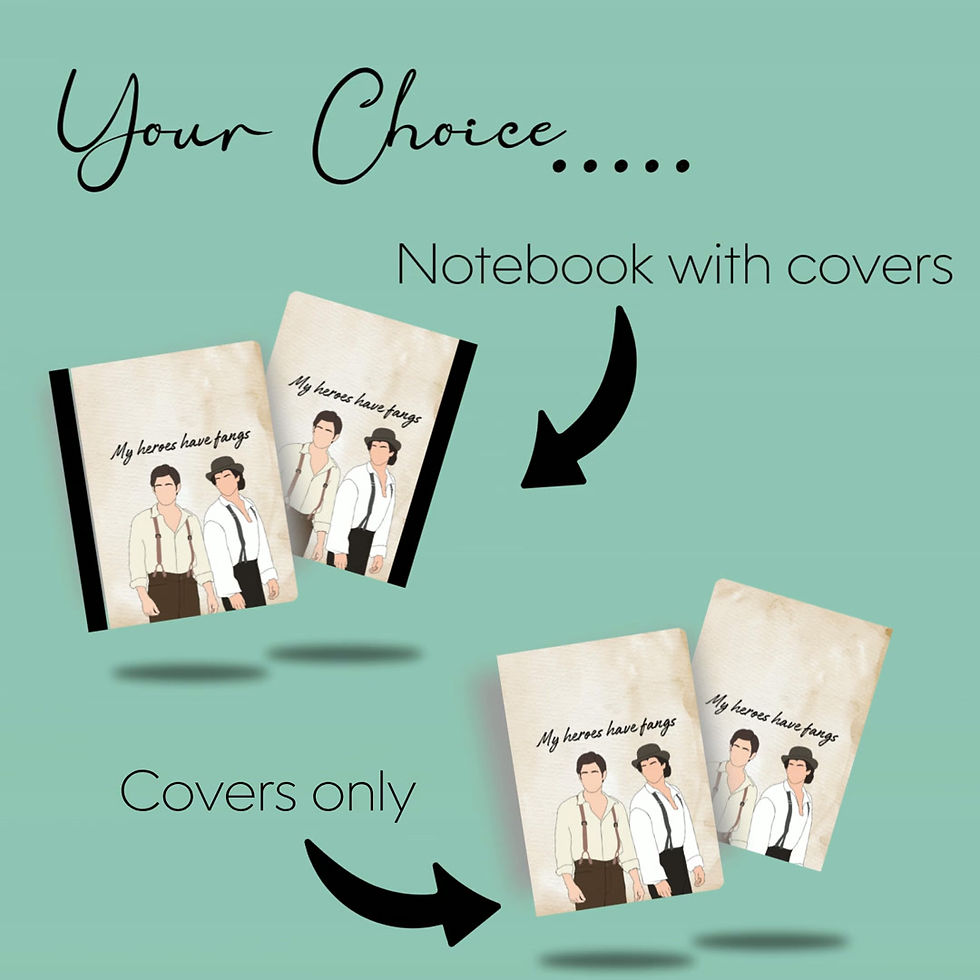 Thumbnail: My Heroes Have Fangs Mini Composition Notebook & Covers