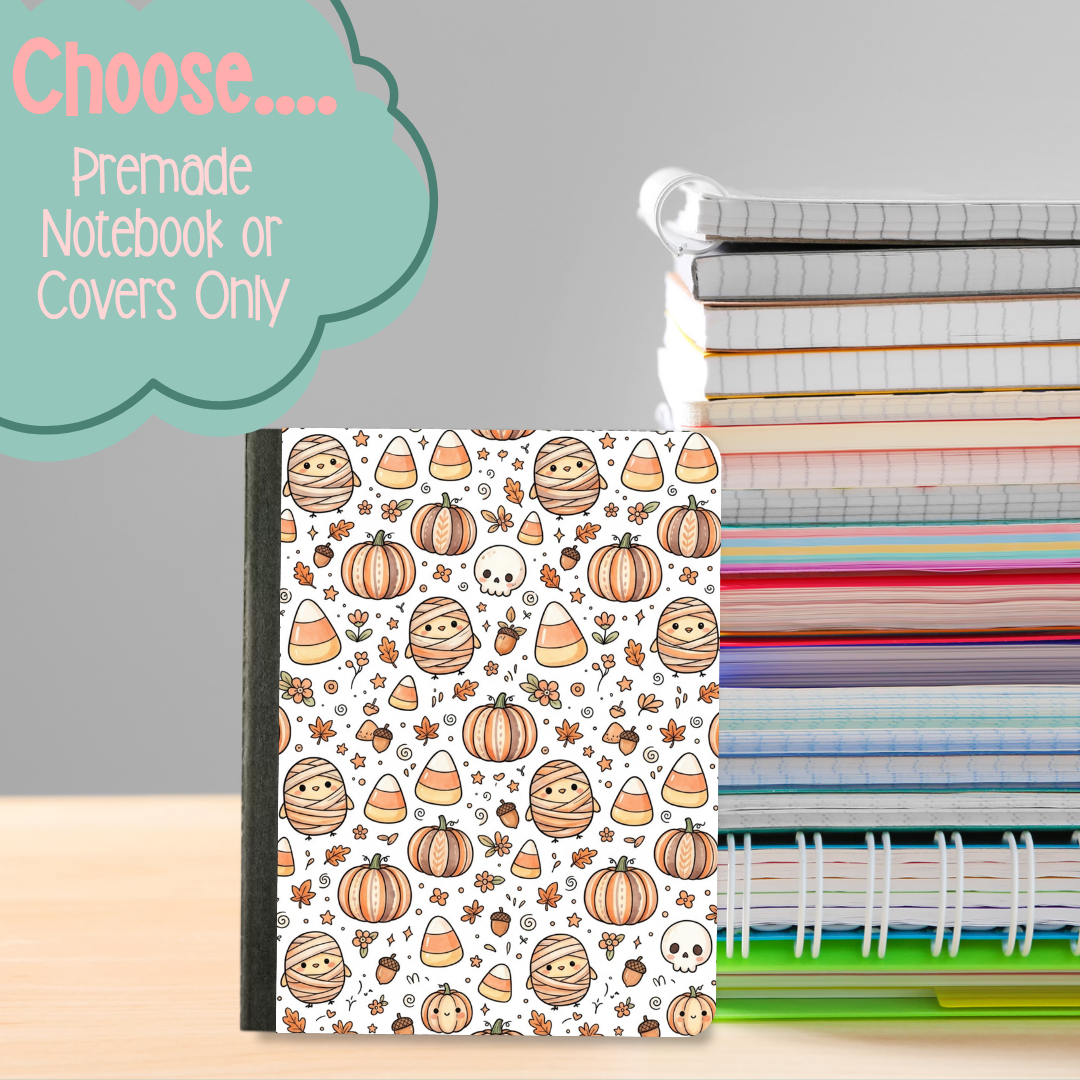 Cute Mummy Mini Composition Notebook & Covers