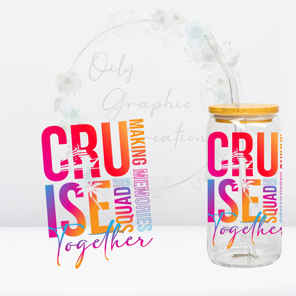 Cruise Squad- UV DTF Decal